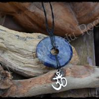 Pendentif donut sodalite